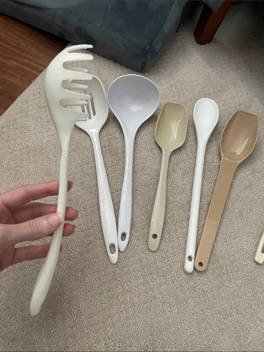 🌹FREE w/purchase 6 kitchen cooking utensils ladle spoons slotted pasta etc